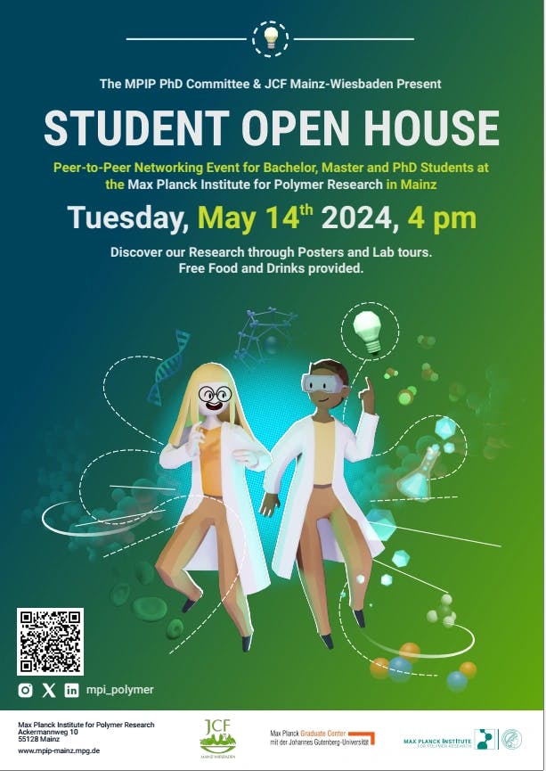 Students Open House 2024 am MPI für Polymerforschung