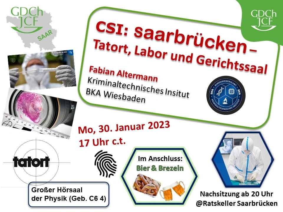 CSI: Saarbrücken - Tatort, Labor und Gerichtssaal