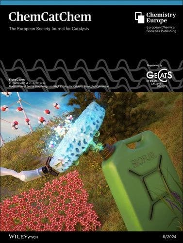 Front Cover: Modification of Zeolite Morphology via NH4F Etching for Catalytic Bioalcohol Conversion (ChemCatChem 6/2024)