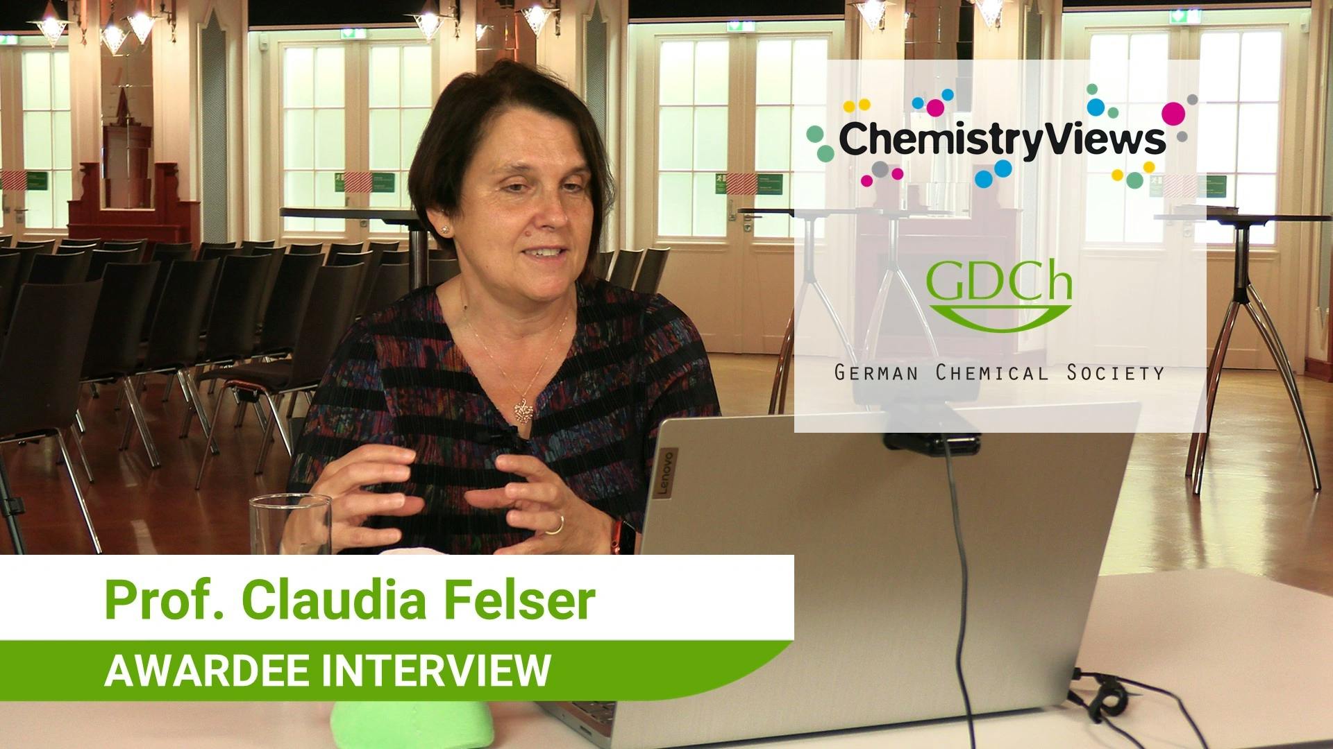 “Chemical intuition is important.”—Awardee interview with Claudia Felser