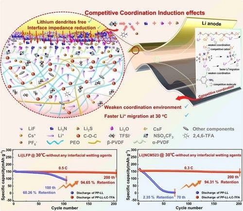 Build a High‐Performance All‐Solid‐State Lithium Battery through Introducing Competitive Coordination Induction Effect in Polymer‐Based Electrolyte