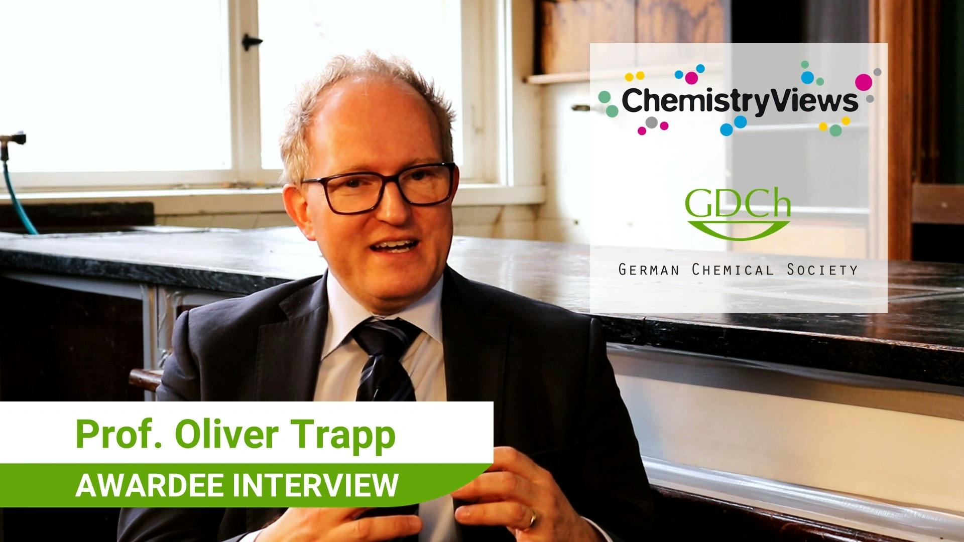 "Curiosity and passion, this is what drives." - Awardee interview with Oliver Trapp