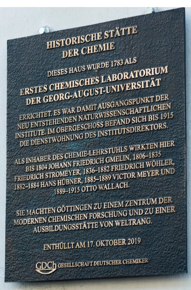 Neue historische Stätte: Das Göttinger Alte Chemische Laboratorium