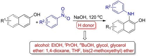 Direct ortho‐Selective Amination of Naphthols with Nitroarenes through Transfer‐Hydrogenation