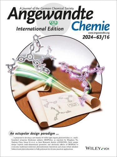 Back Cover: Robust, Ultrafast and Reversible Photoswitching in Bulk Polymers Enabled by Octupolar Molecule Design (Angew. Chem. Int. Ed. 16/2024)