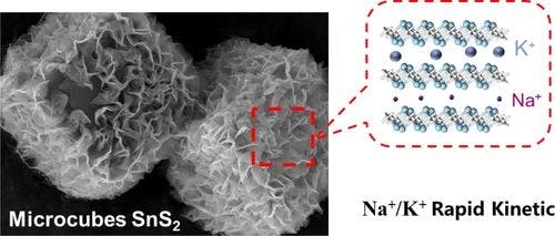 Constructing Hollow Microcubes SnS2 as Negative electrode for Sodium‐ion and Potassium‐ion Batteries
