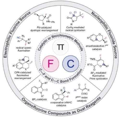 Carbofluorination of π‐Bonds and Related Reactions Involving Tandem C−C/C−F Bond Formation