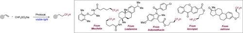 Hydrodifluoromethylation of unactivated alkenes enabled by Visible‐Light Photocatalysis
