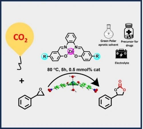 CO2 to Cyclic Carbonate: A Mechanistic Insight of a Benign Route Using Zinc(II) Salophen Complexes