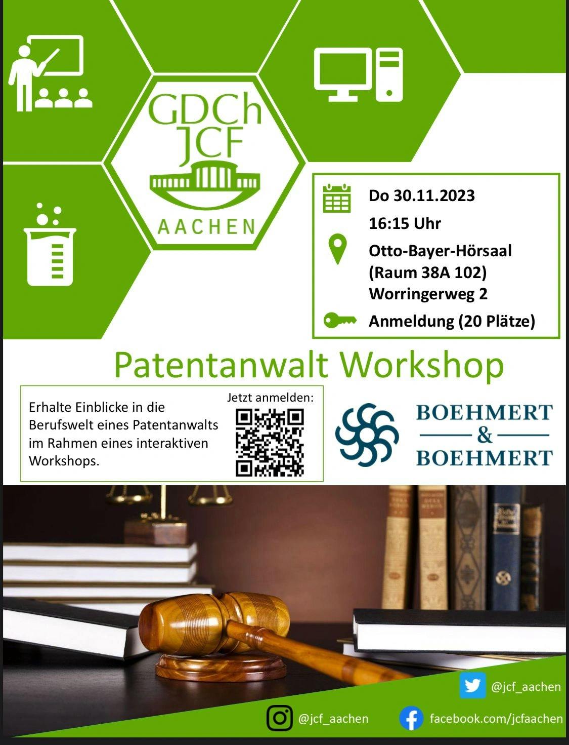 Workshop: Patentanwalt