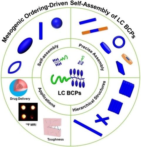 Mesogenic Ordering–Driven Self–Assembly of Liquid Crystalline Block Copolymers in Solution