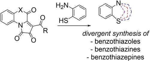 Switchable Synthesis of Benzothiazoles, Benzothiazines and Benzothiazepines through the Reaction of Hetareno[e]pyrrole‐2,3‐Diones with o‐Aminothiophenol
