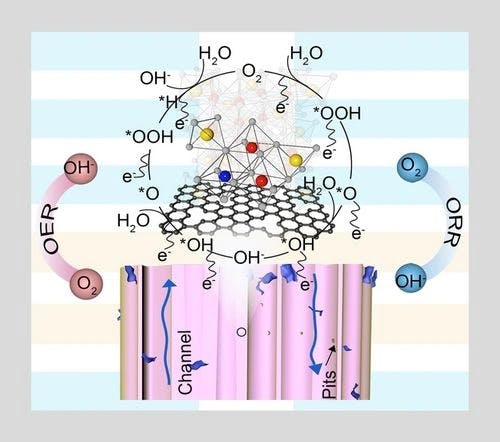 Fe, N‐Inducing Interfacial Electron Redistribution in NiCo Spinel on Biomass‐Derived Carbon for Bi‐functional Oxygen Conversion