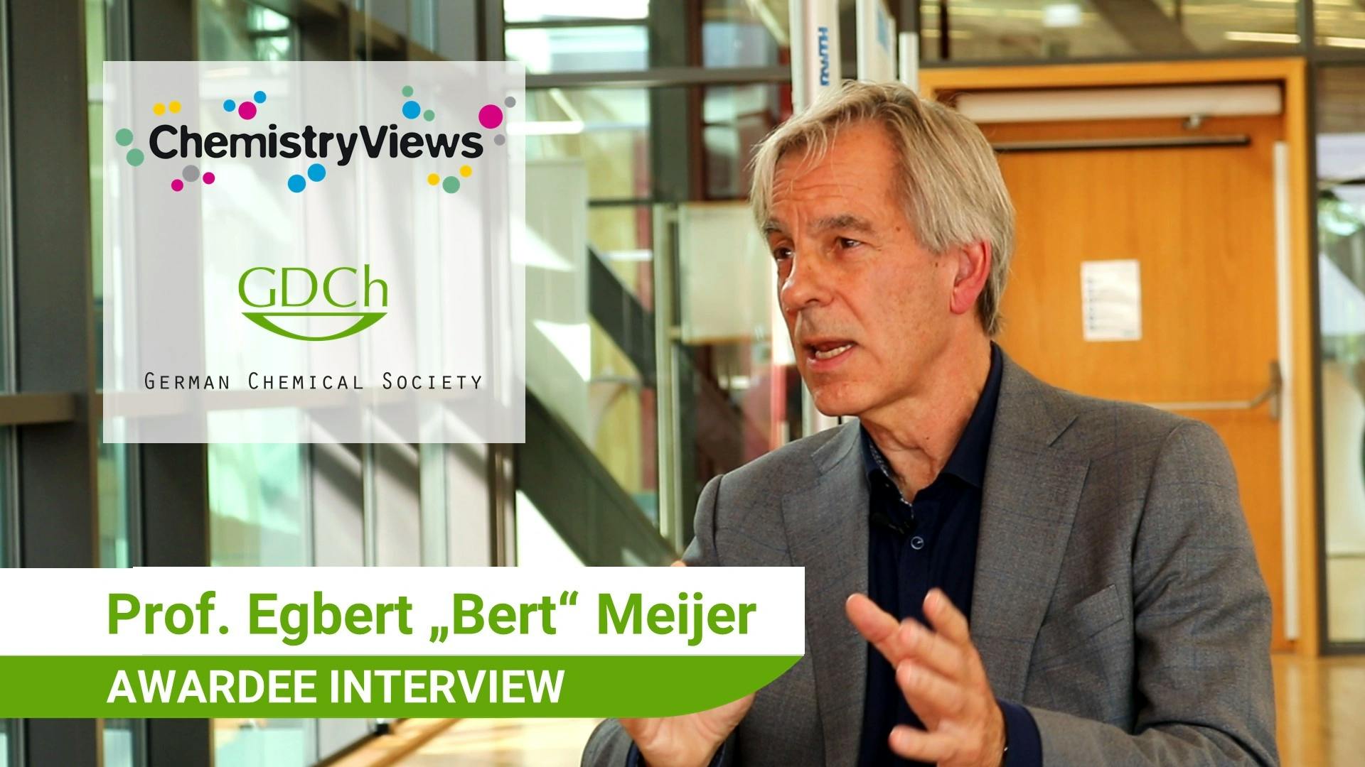 “We have to do that together.”—Awardee interview with Bert Meijer