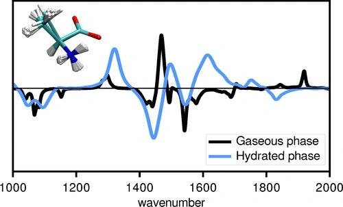 Vibrational circular dichroism spectroscopy with a classical polarizable force field: alanine in the gas and condensed phases