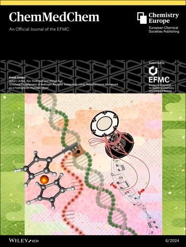 Front Cover: Structural Development of Androgen Receptor Antagonists Using Phenylferrocene Framework as a Hydrophobic Pharmacophore (ChemMedChem 6/2024)