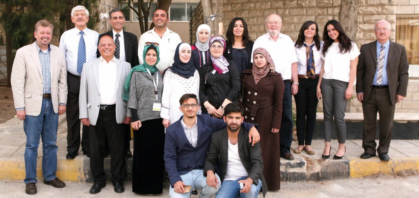 Workshop für junge Naturwissenschaftler in der University of Jordan, Amman