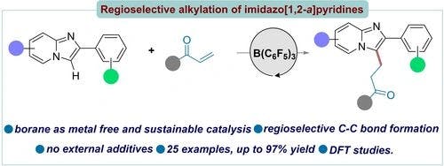 B(C6F5)3‐Catalysed Alkylation of Imidazo[1,2‐a]pyridines Using α,β‐Unsaturated Ketones