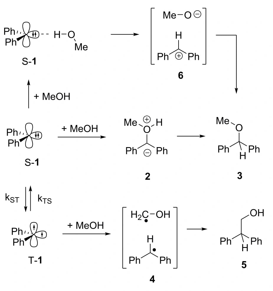 Lösungsmittelmoleküle als Reaktionshelfer