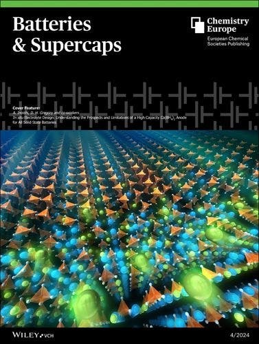 Cover Feature: In situ Electrolyte Design: Understanding the Prospects and Limitations of a High Capacity Ca(BH4)2 Anode for All Solid State Batteries (Batteries & Supercaps 4/2024)