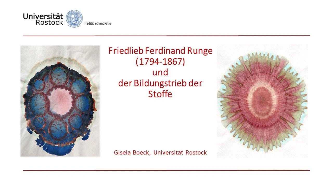 Ferdinand Runge (1794-1867) – und der Bildungstrieb der Stoffe